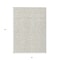 Homeroots 3' X 5' Ivory And Beige Damask Washable Indoor Outdoor Area Rug 595157 - alternate 9