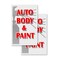 Signmission Auto Body & Paint, Vinyl Decals Only 24 Inch x 36 Inch, Vinyl Decal, 2PK DSB-2436-2PACK-Auto Body & Paint - alternate 1
