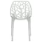 Leisuremod Cornelia Modern Stackable Dining Chair with Cut-Out Tree Design, Clear, 4PK C18CL4 - alternate 4