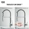 Vigo Edison Single Handle Pull-Down Sprayer Kitchen Faucet Set with Touchless Sensor in Chrome VG02001CHS - alternate 7