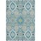 Homeroots 10' X 14' Teal Blue Green And Ivory Oriental Washable Indoor Outdoor Area Rug 597715 - alternate 8