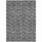 Homeroots 3' X 5' Gray Charcoal And Silver Geometric Washable Indoor Outdoor Area Rug 583354 - alternate 9
