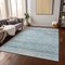 Homeroots 10' X 14' Teal Blue And Ivory Trellis Washable Indoor Outdoor Area Rug 616501 - alternate 9