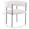 Leisuremod Cyril Collection Modern Chair in White Faux Fur, 4PK CDCF22W4 - alternate 9