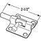 Prime-Line Door and Gate, Slide Barrel Bolt Latch 2-1/2 inch with Screws, Galvanized with Brass Bolt and Knob U 117533 - alternate 6