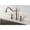 Kingston Brass Double-Handle Widespread Kitchen Faucet, Polished Nickel KB1796BPLLS - alternate 5