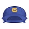 Picnic Time Family Of Brands NCAA Cal Bears Manta Portable Beach Tent - Pop Up Tent - Beach Sun Shelter Pop Up, Blue 113-00-139-074-0 - alternate 1