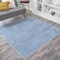 Jonathan Y Haze Solid Low-Pile Classic Blue 9 ft Square Area Rug SEU100F-9SQ - alternate 1