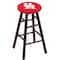 Holland Bar Stool Co Maple Counter Stool, Dark Cherry Finish, Houston Seat RC24MSDC - alternate 1