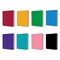 Promarx Standard Book Cover, Assorted Solids, 24PK BS16-45102-24 - alternate 1