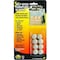 Master Caster Furniture Glide, Self-Stick, Round, 3/4, PK8 87001 - alternate 1