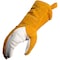 Caiman Premium Goat Grain TIG/Multi-Task Welder's Glove w/Split Cowhide Back, 4" Kontour Wrist Cuff 1540-4 - alternate 7