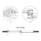 Mytee Products 44in x 44in Shipping Container Window w/ Security Bars PVC Sliding Window Dual Panes, 4PK CTL-WINDOWx4 - alternate 7