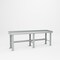 Pucel Workbench with Back and EndsTop, 96 in W x 24 in D x 32.5 in H, Gray B-2496 - alternate 1