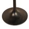 Homeroots 40" Brown And Black Rounded Solid Wood And Iron Pedestal Base Dining Table 517770 - alternate 3