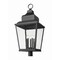 Z-Lite Raphael Sand Black 5 Light Outdoor Post Mount Fixture 5029PHXXLR-BK - alternate 5