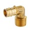 Thrifco Plumbing 3/4" x 3/4" Brass Elbow F1960 x MPT Lead Free - (PEX A) 7920136 - alternate 1