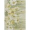 Homeroots 5' X 8' Sage Fern Green And Ivory Floral Washable Indoor Outdoor Area Rug 582771 - alternate 8