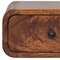 Homeroots 12" Chestnut Solid Wood One Drawer Floating Nightstand 653841 - alternate 9