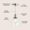 Jonathan Y Cleo 5.5 in. Adjustable Metal/Glass LED Pendant, Chrome JYL3518A - alternate 12