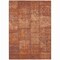 Homeroots 5' X 8' Salmon Copper And Gray Patchwork Washable Indoor Outdoor Area Rug 581612 - alternate 9