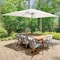 Pure Garden 10 Rectangular Patio Umbrella, Beige 50-LG1277 - alternate 10