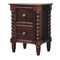 Homeroots 22" Brown Solid Wood Two Drawer Nightstand 701742 - alternate 10