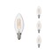 Bulbrite 40w B11 Dimm (E12) Candelabra Scrw Bse Edison Style Filament Clr LED Lght Bulb Soft Wht, 3000K, 4PK 861588 - alternate 1