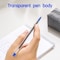 Deli Capped Ballpoint Pen 1.0mm, Blue Ink, Smooth Low-Viscosity, 50PK EQ4-BL - alternate 4