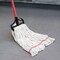 Libman Mop Refill, 1-1/4 in Headband, Cotton/Poly, Red/White 972 - alternate 3