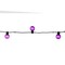Celebrations Purple 25 ct LED Smooth Frosted Halloween Lights 11-17001A - alternate 3