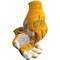 Caiman Premium Cow Grain TIG/MIG Welder's Gloves with Split Cowhide Back, Hook & Loop Closure 1828-4 - alternate 1