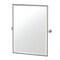Gatco Waterline 32.5" Framed Rectangle Mirror, Satin Nickel 5599FS - alternate 1