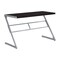 Homeroots 48" Dark Brown and Silver Computer Desk 333494 - alternate 1