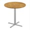 Correll Round Cafe Table, 36 in W, 36 in L, 42 in H, Particleboard Top, Medium Oak SXB36R-06-98-06 - alternate 1