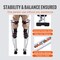 Vevor Drywall Stilts Aluminum Tool Stilts 24''-40'' Adjustable Painting Black HSSGBGQ-2440 - alternate 6