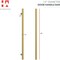 Hydroware Round Series Door Handle -Gold- 48-Inches HYD-0082 - alternate 5