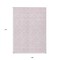 Homeroots 9' X 12' Pink Gray And Ivory Geometric Washable Indoor Outdoor Area Rug 594735 - alternate 9
