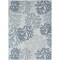 Homeroots 5' X 7' Navy Blue Ivory And Blue Nautical Indoor Outdoor Area Rug 552499 - alternate 1