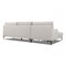 Homeroots Contemporary Dove Gray Squared Edge Right Facing Sectional Sofa 473583 - alternate 2