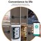 Wrightmaster Single Cylinder Smart Door Handle with Fingerprint, Anti-Peep Password, Emergency Charging Port ZR-SF047 - alternate 6