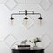 Jonathan Y Avery 37.5" 3-Light Industrial Farmhouse Rustic Iron/Glass Linear LED Pendant, Oil Rubbed Bronze/Clea JYL7588A - alternate 11