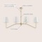 Jonathan Y Signe 47.5" 4-Light Classic Minimalist Iron Linear LED Pendant, Gold Painting JYL7913A - alternate 10