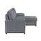 Global Furniture Usa Contemporary U0808 Dark Grey Reversible Sofa Bed U0808-DARK GREY-REVERSIBLE SOFA BED - alternate 7