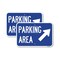 Signmission Parking Area Up Right Arrow Symbol, 18'' X 24'' 2 Signs, Heavy Gauge Aluminum, 2PK A-1824-2PACK-24381 - alternate 1