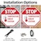 Signmission Stop Temperature Check Station, 10 inch X 10 inch, Aluminum Metal Signs, 2PK OC-A-2PACK-10-199 - alternate 5