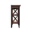 Homeroots 30" Brown Wood Two Tier Bookcase 389554 - alternate 7