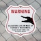 Signmission Alligator Warning Shield Sign Warning Al, 6 inch X 6 inch, Plastic Sign, 2PK SHI-P-2PACK-6-359 - alternate 5