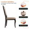 Leisuremod Madera Open Back Leather Dining Side Chair, Fully Assembled MCWNR-18CP - alternate 9