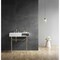 Kingston Brass 36-Inch Solid Surface Console Sink with Stainless Steel Legs, 8-Inch, 3-Hole KVPB3368SQA2 - alternate 5